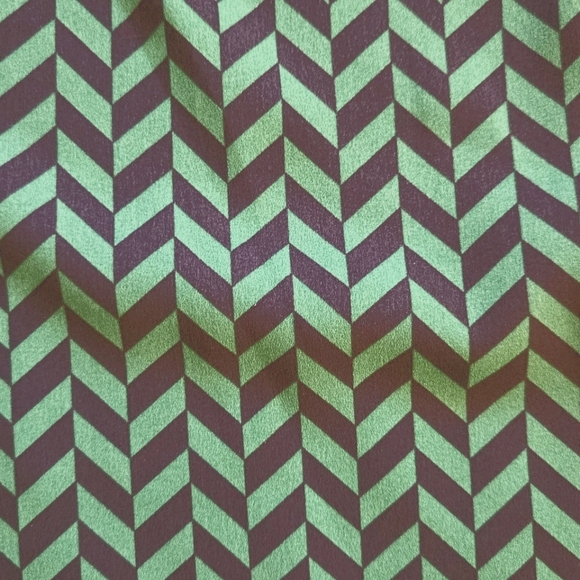 Lydia Dress in Teal Chevron - Picture 6 of 8